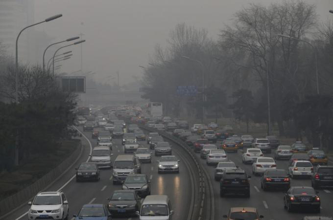 Smog contributes to a million premature deaths each year, writes Vines [EPA]