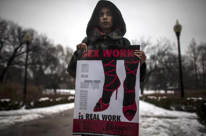 Prostitution can happen to any woman, but the risk is much greater for marginalised women, writes Murphy [AP]