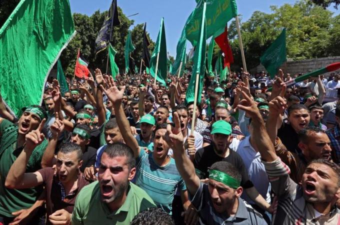 Hamas subscribes to a violent anti-Israeli ideology and it does have a military wing, but it is also a political party with a massive popular following, writes Shlaim [EPA]