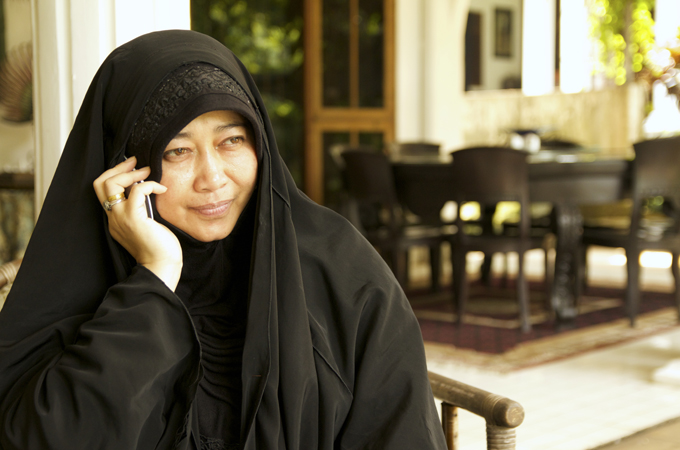 Emilia Az was threatened with beheading for representing religious minorities [Al Jazeera]