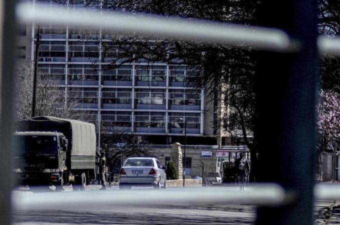 Lesotho troops seized control of several police stations and jammed radio stations in the capital on Saturday [AFP]