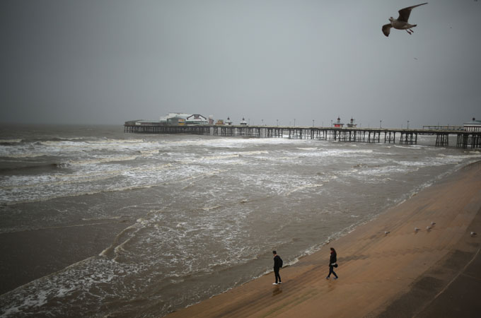 The remnants of Hurricane Gonzalo bear down on the British Isles [Getty Images]