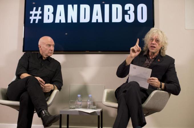 Irish singer-songwriter and campaigner Bob Geldof announced the launch of #BandAid30 to raise funds to fight Ebola in West Africa [AP]