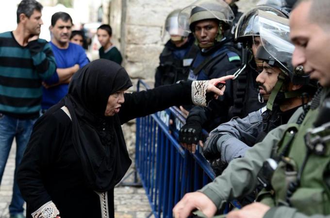 Muslim men under 50 and women under 40 are barred from entering Al-Aqsa Mosque, write Juma and Mantovani [Getty Images]