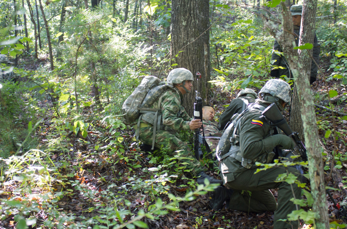 Between 1946-2000, SOA provided training to more than 60,000 Latin American soldiers [Jake Hess/Al Jazeera]