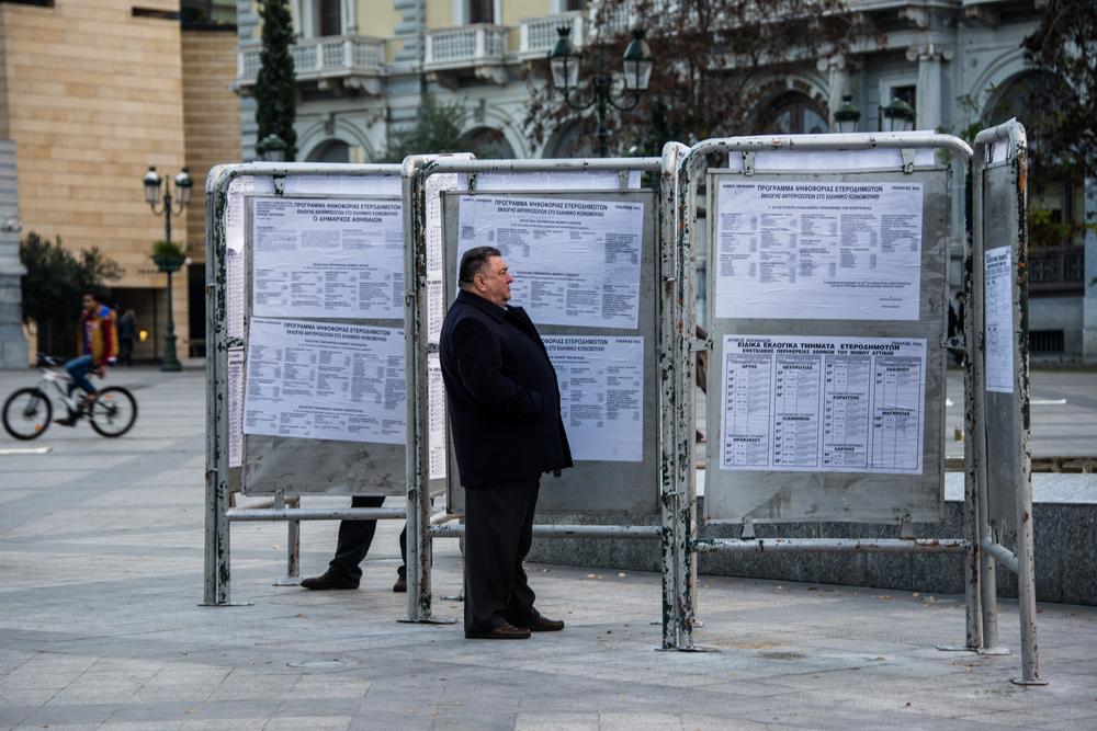 The election is expected to bring in a government led by the left-wing Syriza party.