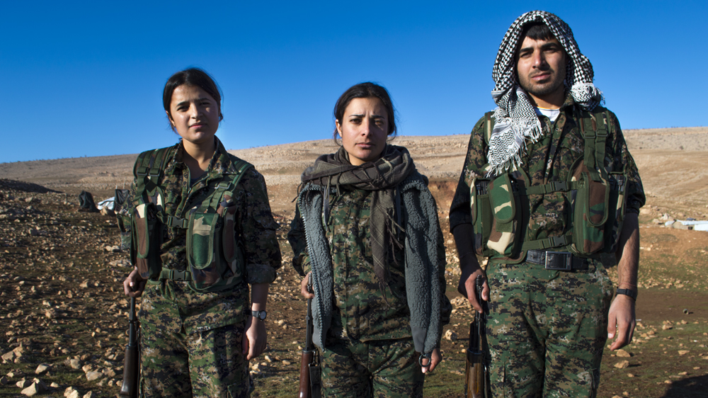 Yazidi fighters