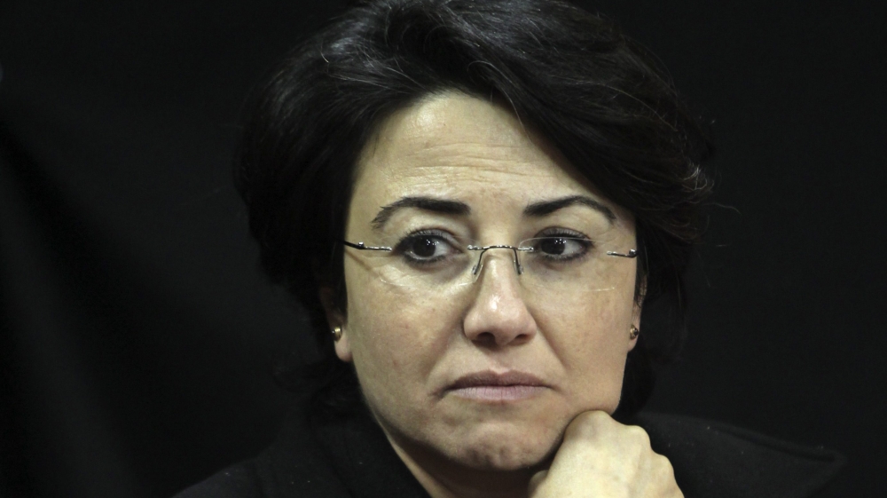 Israeli Arab candidate Hanin Zoaby campaigns in Sakhnin, north of Israeli