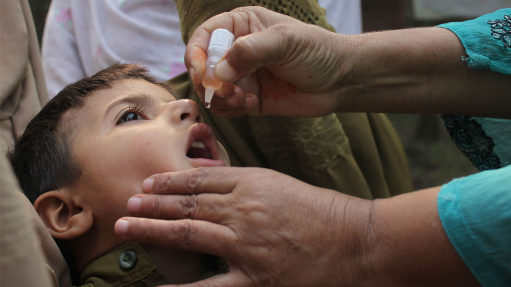 Infographic: Polio: Still battling the nearly eradicated disease - outside image - no text