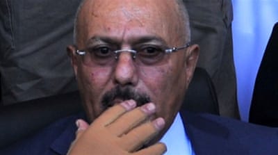 Former Yemeni president Ali Abdullah Saleh [EPA]