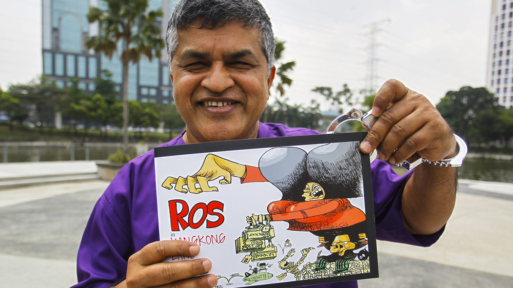 Malaysian political cartoonist Zulkiflee Anwar Haque