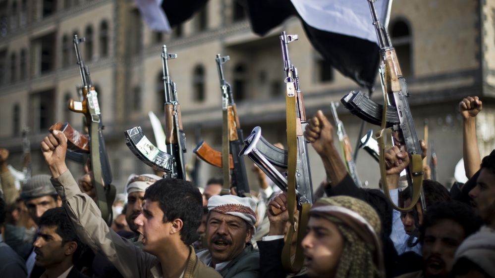 The Houthis have taken control of large parts of Yemen and forced President Hadi into exile [AP]