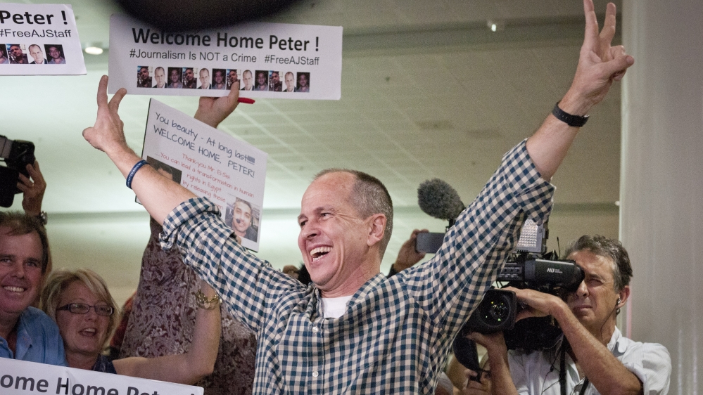 Peter Greste Arrives Back In Australia