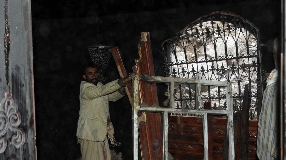 Saudi-led Arab coalition forces against Houthis in Yemen