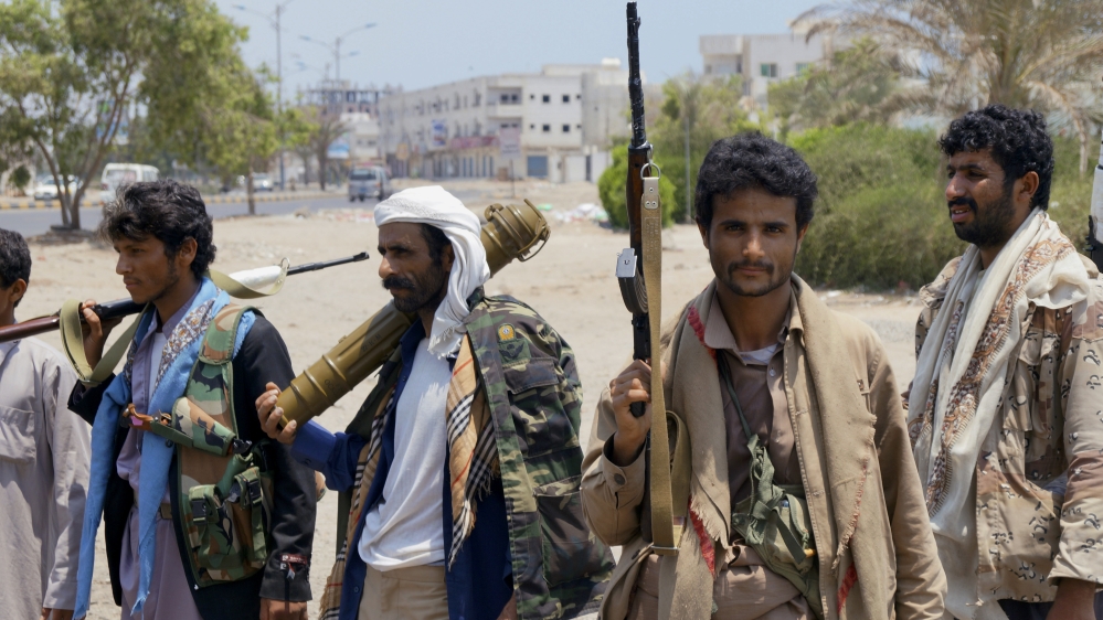 Houthis in Aden, Yemen