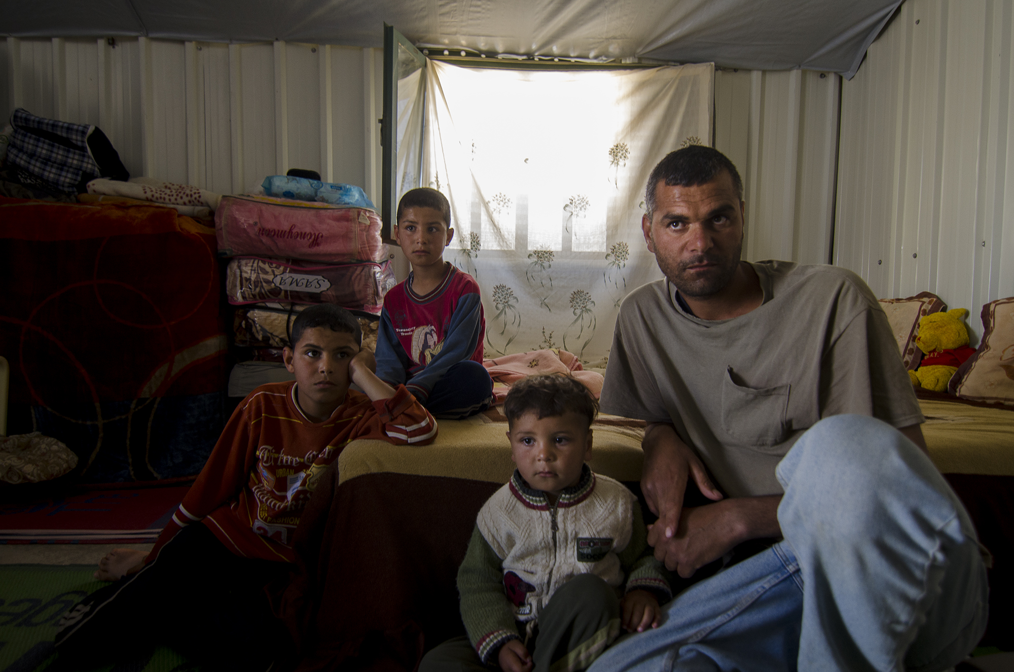 Azraq Refugee Camp for Syrians in Jordan/DO NOT USE/RESTRICTED
