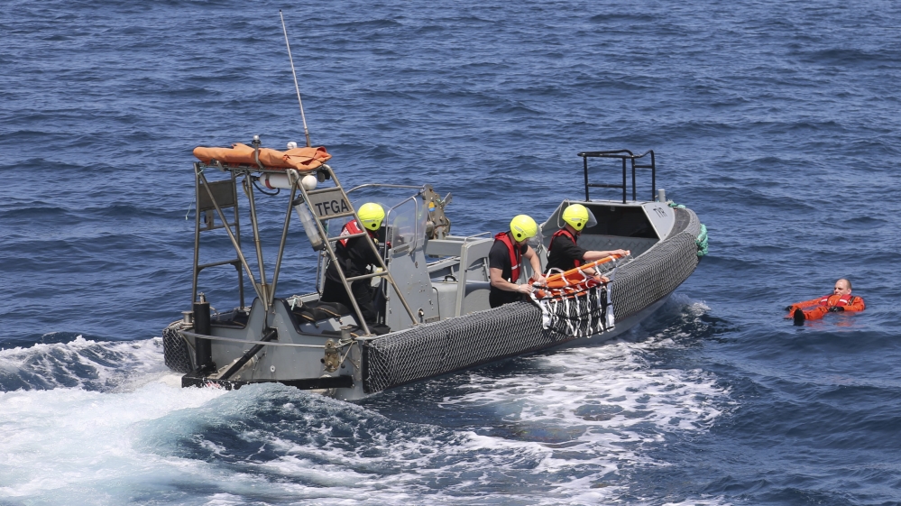 Rescue teams off Italian coast