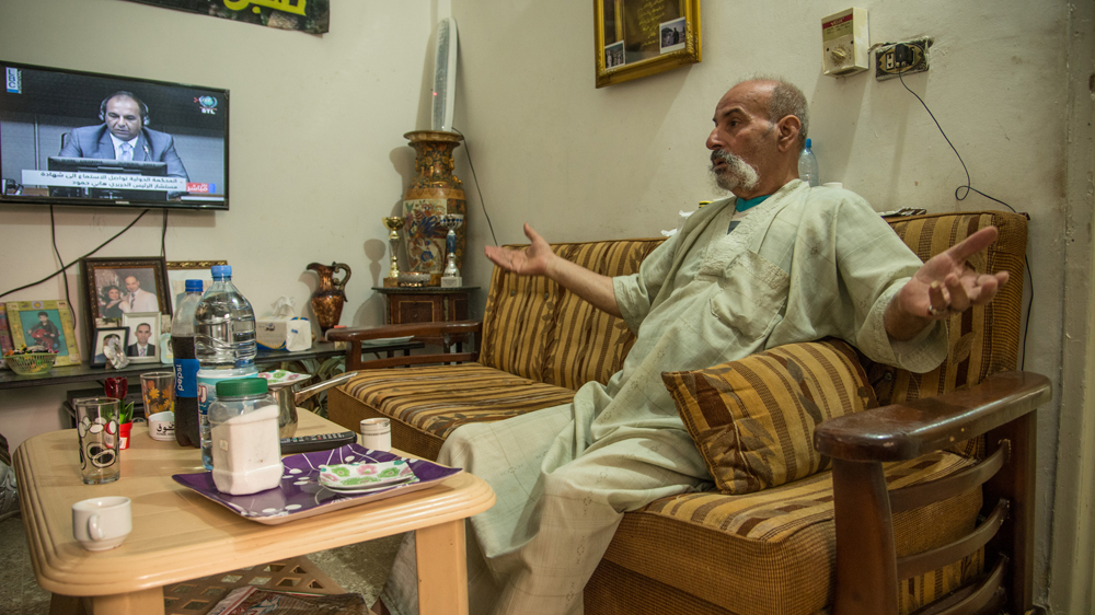 'Eventually you reach a point where you don't have any feelings,' camp resident Farhat Salim Farhat said of the massacre [Wojtek Arciszewski/Al Jazeera]