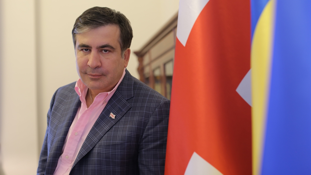 Mikheil Saakashvili, governor of Ukraine's Odessa region, was Georgia's president from 2004 to 2012 [Rabii Kalboussi/Al Jazeera]