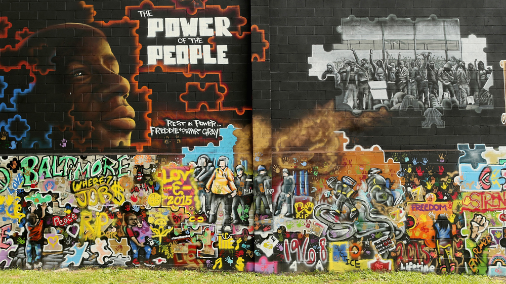 In the wake of protests and riots triggered by the April 19 death of Freddie Gray, officials said Baltimore experienced 43 murders, its deadliest May since 1970 [Getty Images]