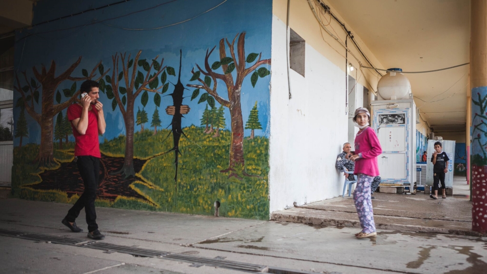 Adults in the camp say they are relieved their children are engaged in any project that gives them something to look forward to [Andrea DiCenzo/Al Jazeera]