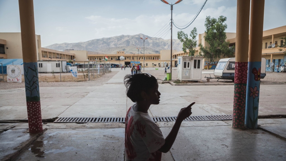 Syrian children paint life into Saddam’s notorious Kurdistan prison