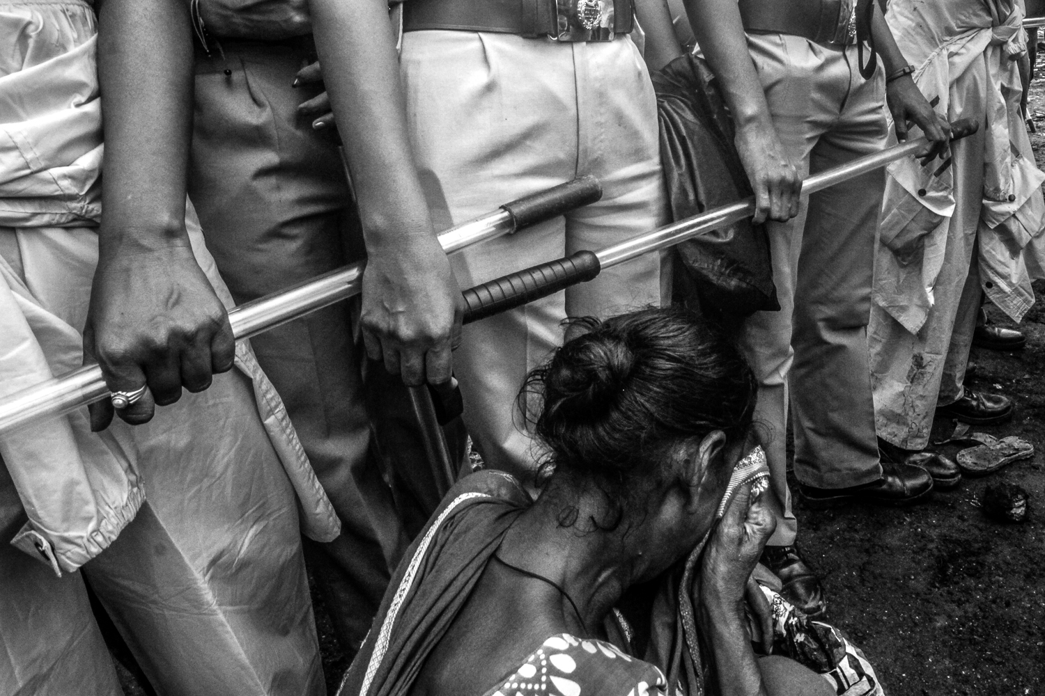 Police Violence in Mumbai Against Social Housing Activists/ DO NOT USE/RESTRICTED