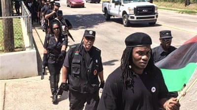 HPNGC organises armed marches and patrols throughout black neighbourhoods [Creede Newton/Al Jazeera]