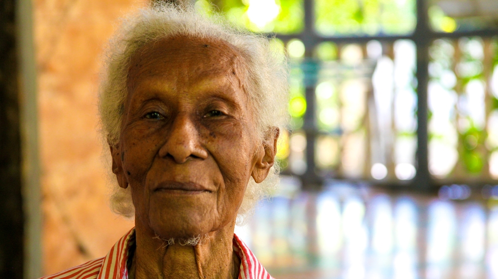 Gauthier has been performing and teaching Haitian folklore dance for more than 70 years, but the years have calcified her limbs and her memory is not what it used to be [Allison Griner]