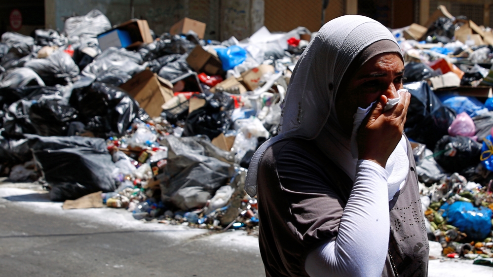 Lebanon's garbage issue, unprecedented in the country's recent history, continues to persist nearly a month into the crisis [AP]