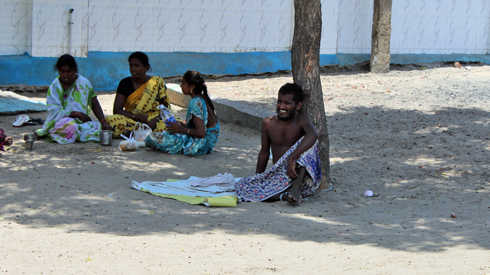 Violent mentally ill people are sometimes chained to trees within the Erwadi Dargah [Sandhya Ravishankar/Al Jazeera]
