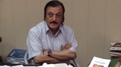 Iraqi Kurdish novelist Rauf Behgard says the ideological war is more dangerous than the battle to secure borders [Lara Fatah/Al Jazeera]