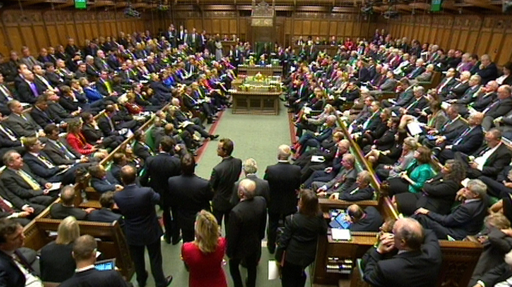 airstrikes Uk parliament