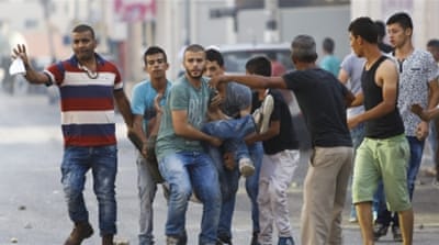 Faced with threats from the settlers and a leadership vacuum, Palestinians have begun organising themselves locally [AP]