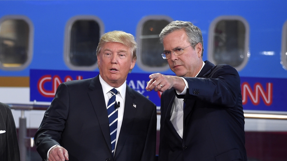 Donald Trump, Jeb Bush