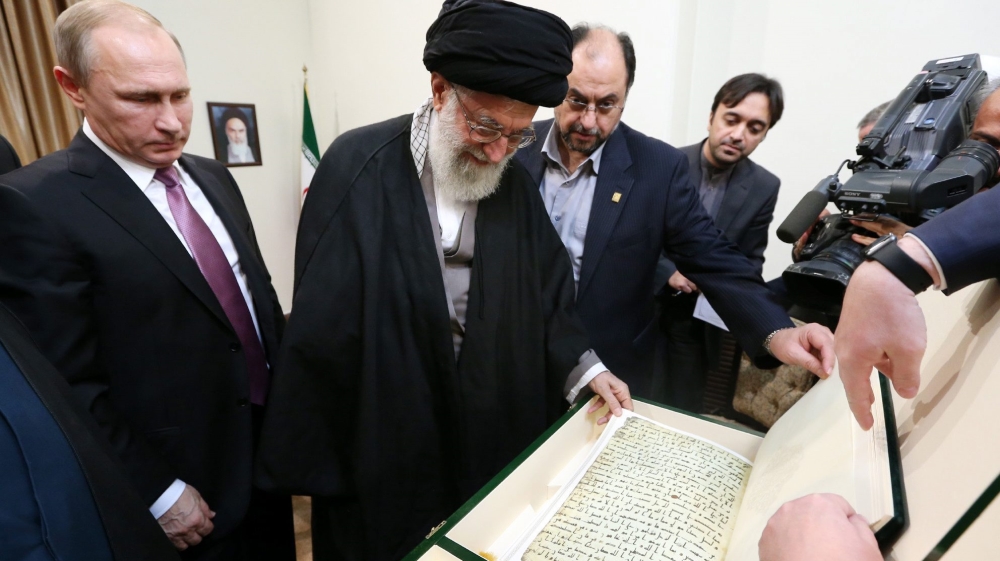 Russian President Vladimir Putin in Tehran