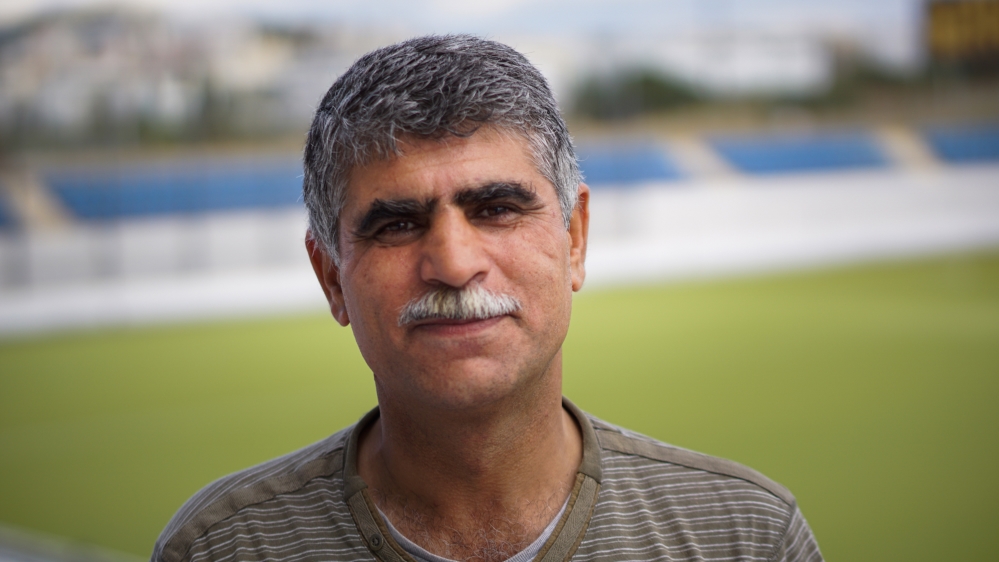 Forty-five-year-old Abedine Khany Kalareh is from Iran [Sorin Furcoi/Al Jazeera]