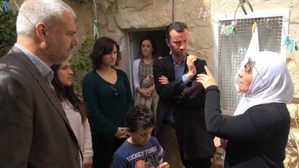 Nora and Rafat vow to stay in their family home even if an Israeli court rules against them [Rafat Sub Laban/Al Jazeera]