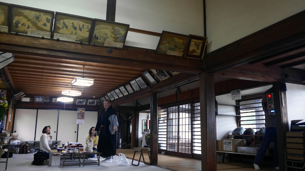 A Safecast fixed sensor installation in a temple [Matan Rochlitz/Al Jazeera]