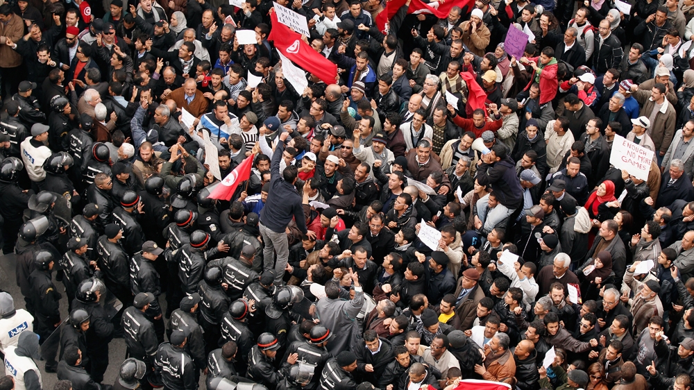 The Arab revolutions didn't seek to free Palestine or to save Iraq, but to liberate Arabs from the grip of the security services and the indifference of the ruling classes [Christopher Furlong/Getty Images]
