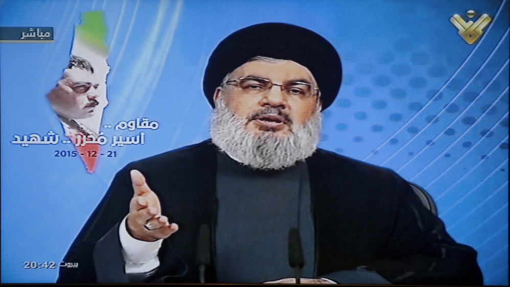Hezbollah leader Sayyed Hassan Nasrallah televised address in Beirut