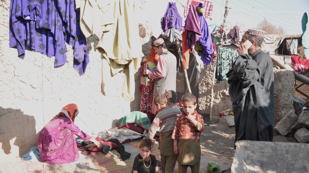 More than 100,000 people were newly displaced within Afghanistan this year. [Fatima Faizi/ Al Jazeera]