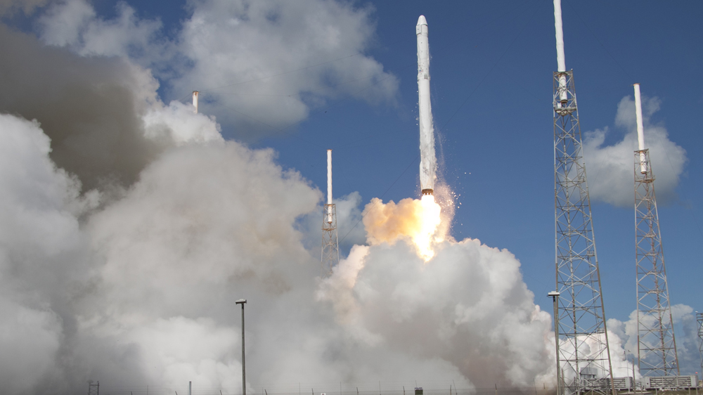 The SpaceX Falcon 9 rocket lifted off from Cape Canaveral in June 28 but broke apart shortly after launch [John Raoux/AP]