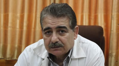Munther Ghazal, the managing surgeon at Shifa's department of gynaecology and obstetrics, says he is frustrated by the current situation [Ahmed Abdelall/Al Jazeera]