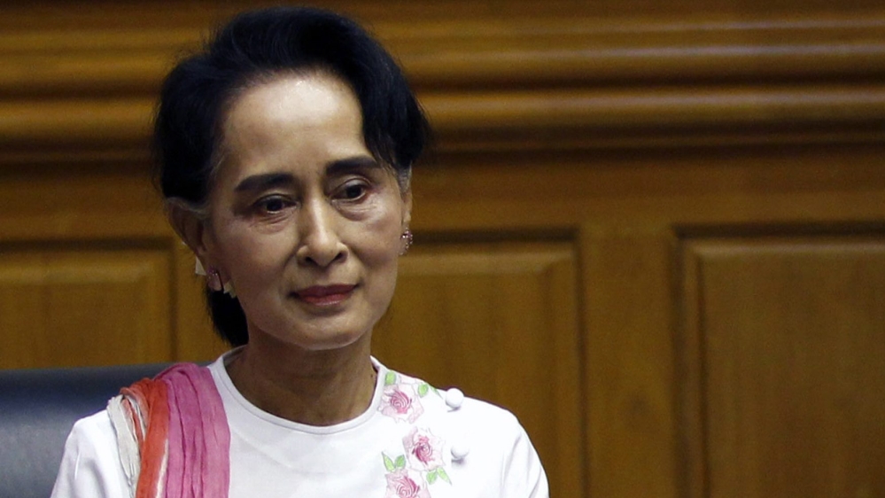 Aung San Suu Kyi meets with parliament speaker Thura Shwe Mann