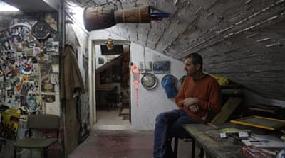 Ramzi Qassem has worked at the theatre since it opened more than three decades ago [Ylenia Gostoli/Al Jazeera]