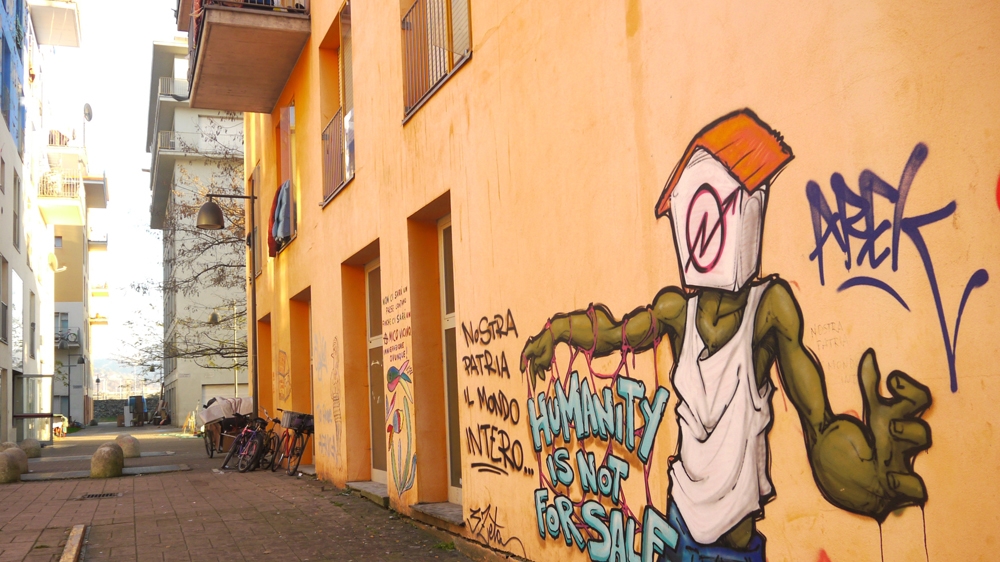 For seven years, four of the buildings that had hosted athletes during the 2006 Winter Games had been left empty. Then, in 2013, refugees began to occupy them [Sean O'Neill/Al Jazeera]