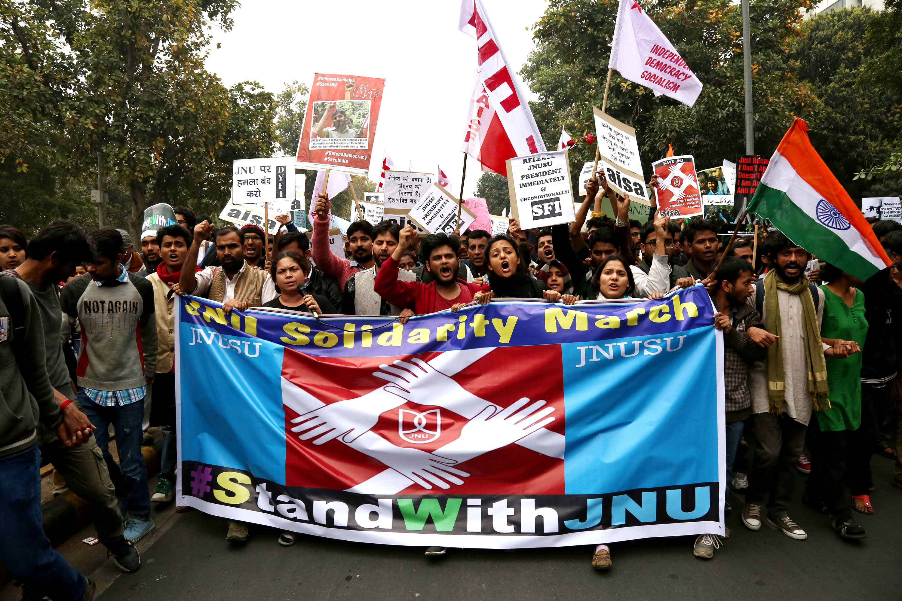 Protest In India [Showkat Shafi/Al Jazeera]