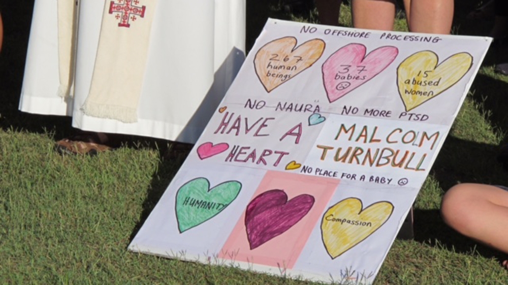 australia asylym seeker protest rally