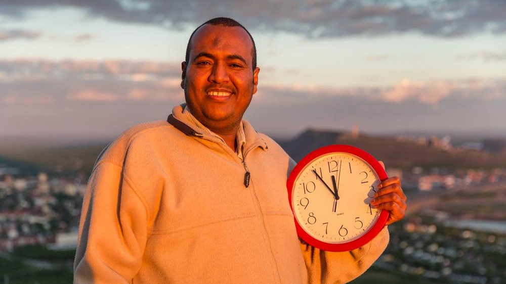 Idris Abdulwhab follows the recommendation from the European Council of Fatwa [Fredric Alm/Al Jazeera]